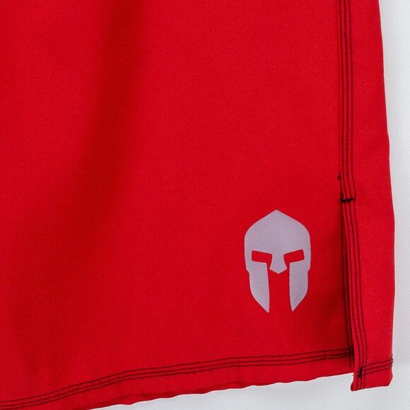 WarriorXGear Spartan Performance Cross-Training Shorts Men's 34x RED/Black Logo - Picture 4 of 11